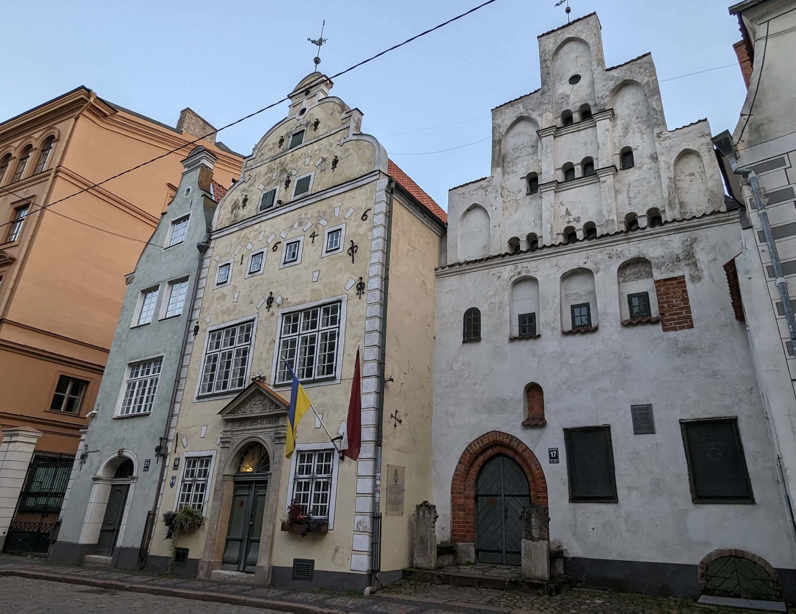 Die drei Brüder Häuser in Riga